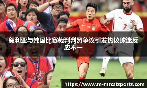 叙利亚与韩国比赛裁判判罚争议引发热议球迷反应不一